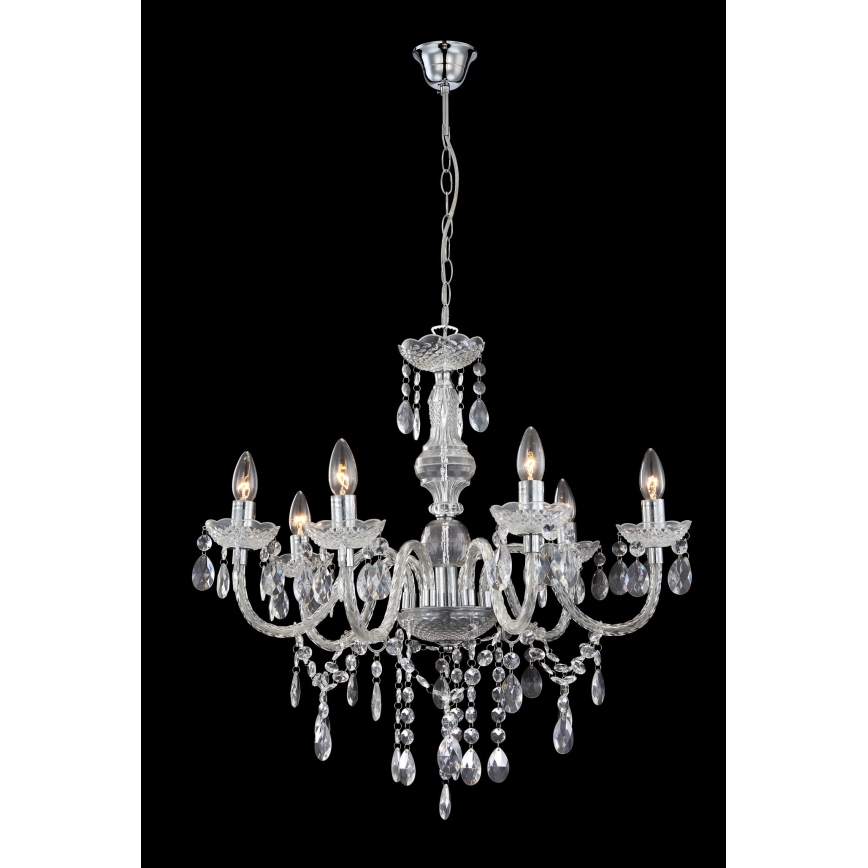 Globo - Pendant ceiling light 6xE14/40W/230V