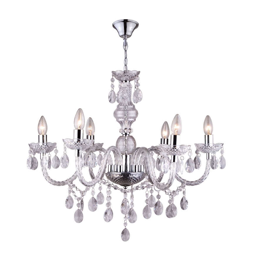 Globo - Pendant ceiling light 6xE14/40W/230V