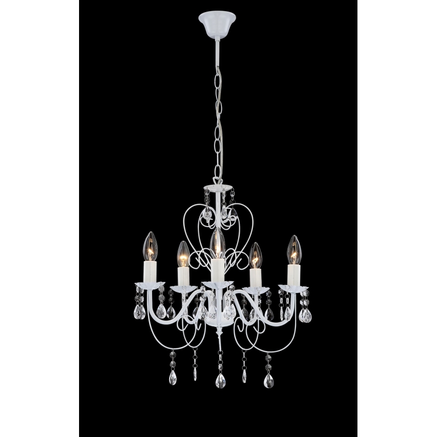 Globo - Chandelier on a chain 5xE14/40W/230V