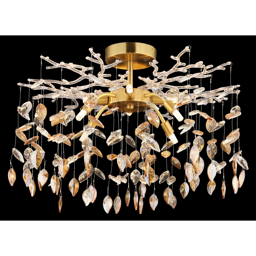 Globo - Rod chandelier 8xG9/8W/230V gold