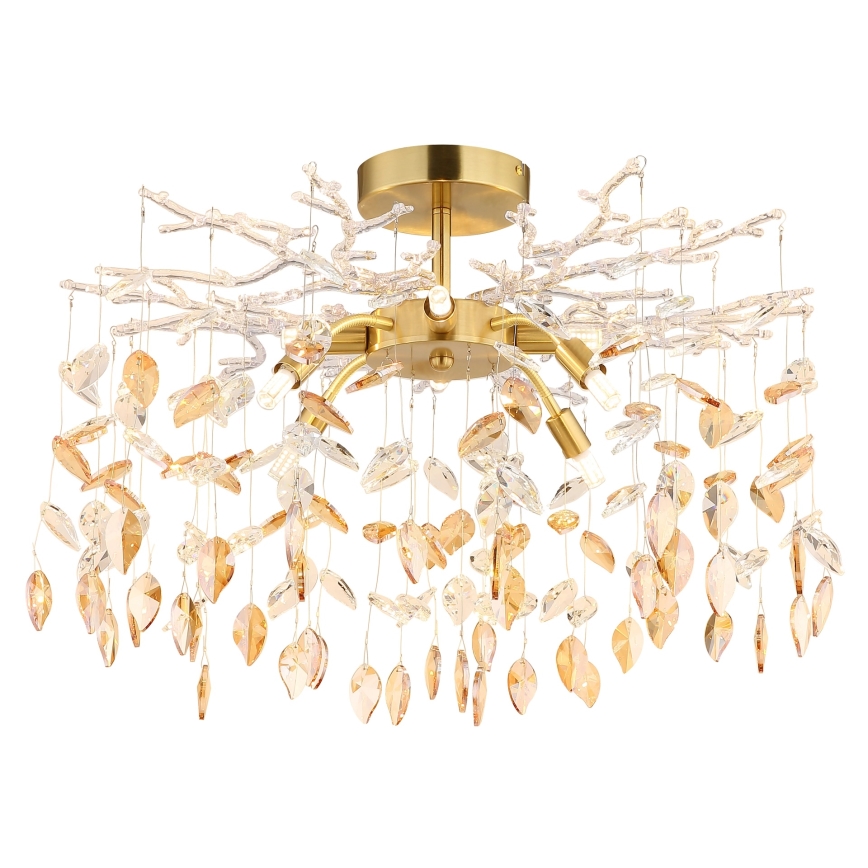 Globo - Rod chandelier 8xG9/8W/230V gold