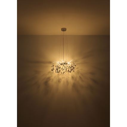 Globo - Chandelier on a string 8xG9/8W/230V d. 61 cm shiny chrome