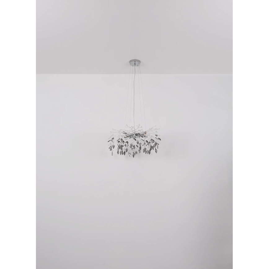Globo - Chandelier on a string 8xG9/8W/230V d. 61 cm shiny chrome