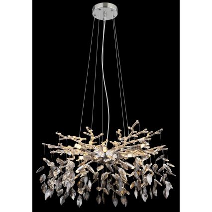 Globo - Chandelier on a string 8xG9/8W/230V d. 61 cm shiny chrome