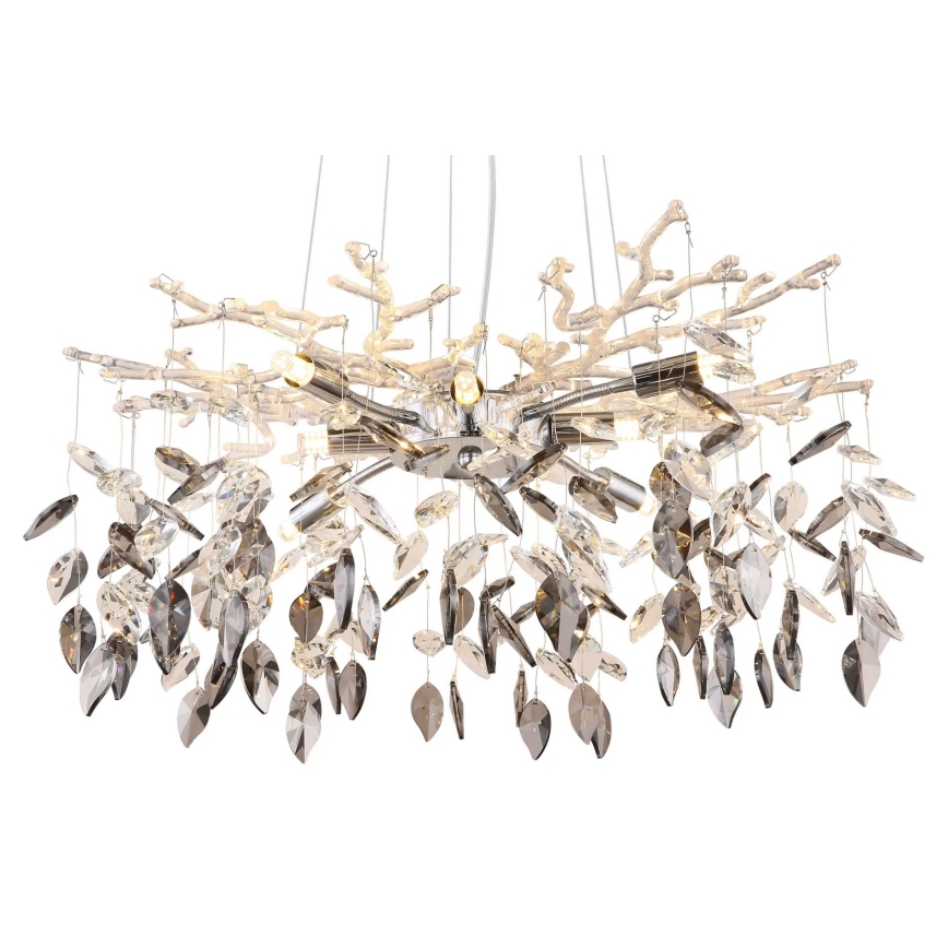 Globo - Chandelier on a string 8xG9/8W/230V d. 61 cm shiny chrome