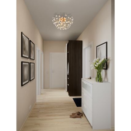 Globo - LED Ceiling light 4xG9/3,5W/230V d. 45 cm gold
