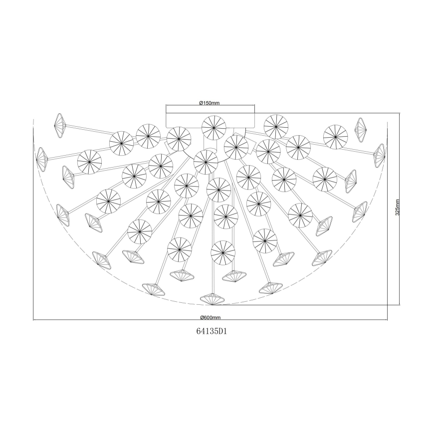 Globo - LED Ceiling Light 6xG9/3,5W/230V Gold