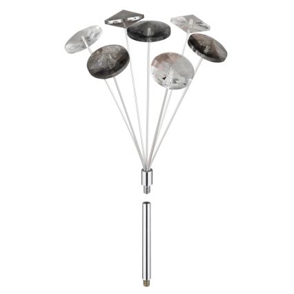 Globo - LED Ceiling light 4xG9/3,5W/230V d. 45 cm shiny chrome