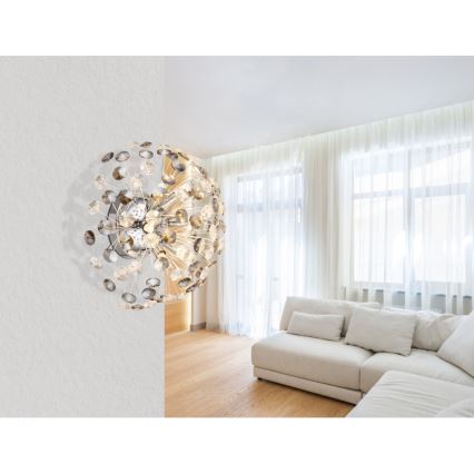 Globo - LED Wall light 6xG9/3,5W/230V shiny chrome