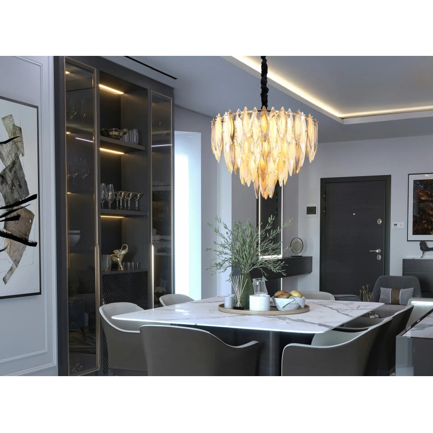 Globo - Cable-Suspended Chandelier 12xE14/40W/230V