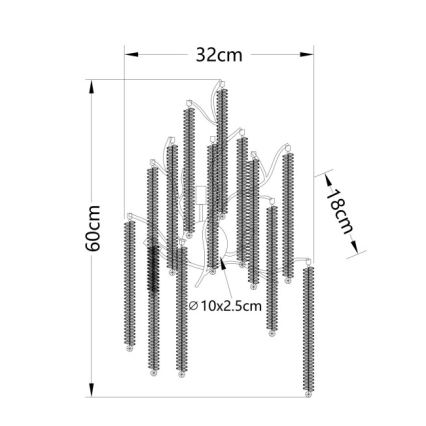 Globo - LED Wall Light 3xG9/8W/230V