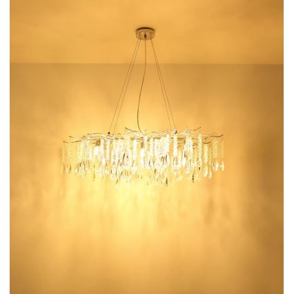 Globo - Cable-suspended chandelier 12xE14/40W/230V