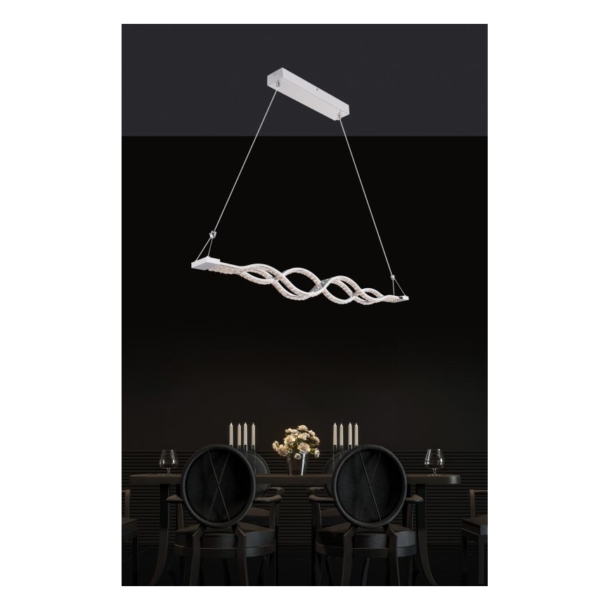 Globo - Dimmable LED Pendant Light on Cable LED/30W/230V + Remote Control