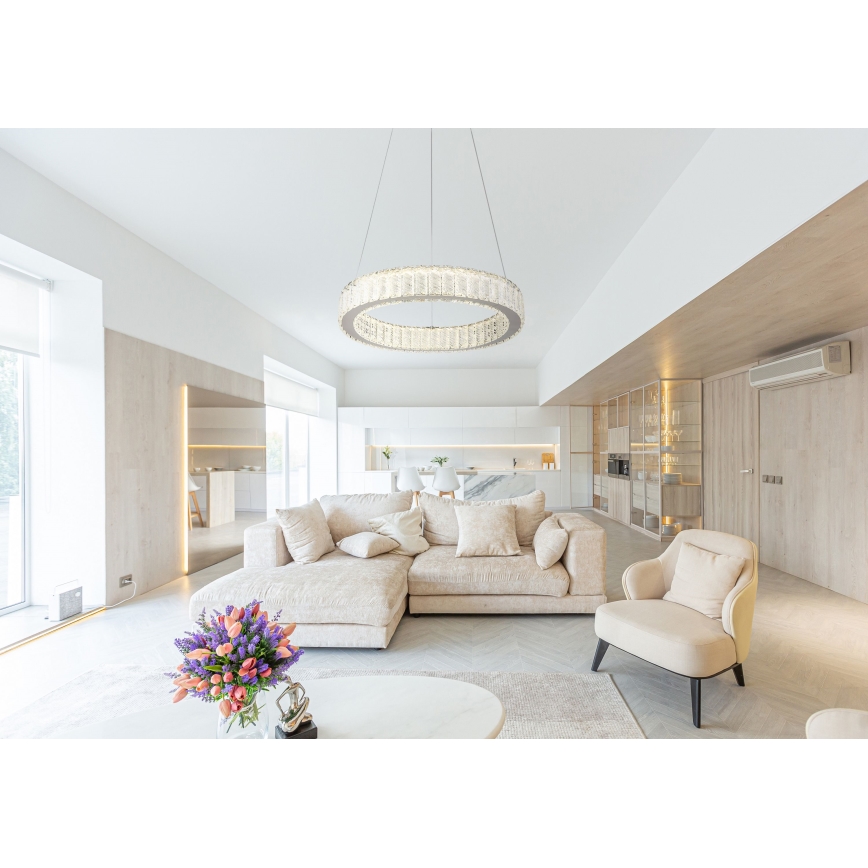 Globo - LED Dimmable chandelier on a string LED/50W/230V 2700-6000K d. 50 cm + remote control