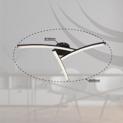 Globo - LED Flush-Mounted Chandelier LED/18W/230V 2700/4000/6000K