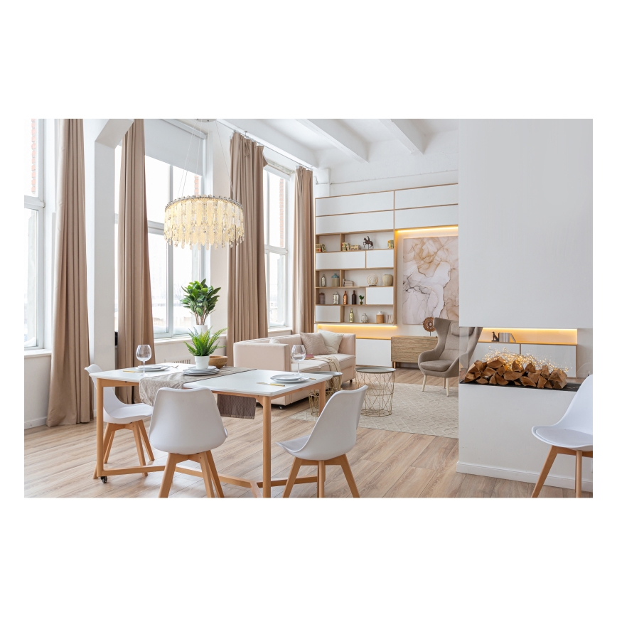 Globo - 58W LED cable‑suspended pendant, 230V, 2700–6000K, with remote control