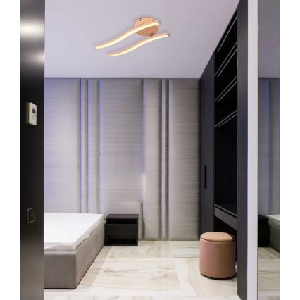 Globo - LED Surface-mounted chandelier LED/12W/230V 3000K orange