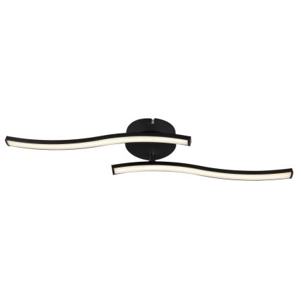 Globo - LED Ceiling light 2xLED/6W/230V black