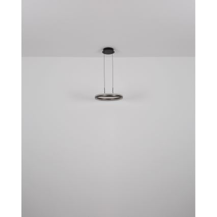 Globo - LED Chandelier on a string LED/40W/230V 3000/4000/6000K d. 39,7 cm brown