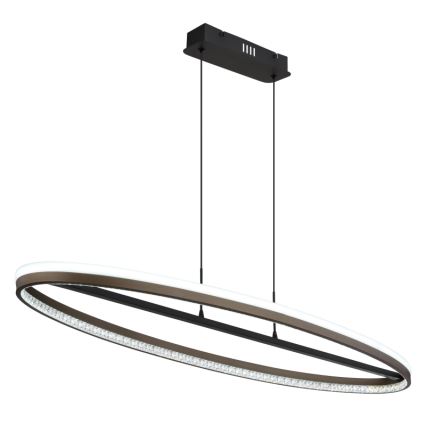Globo - LED Chandelier on a string LED/60W/230V 3000/4000/6000K brown