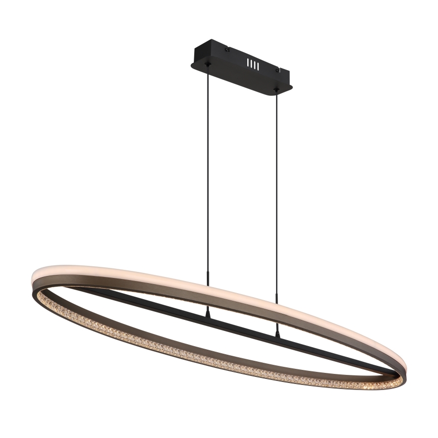 Globo - LED Chandelier on a string LED/60W/230V 3000/4000/6000K brown