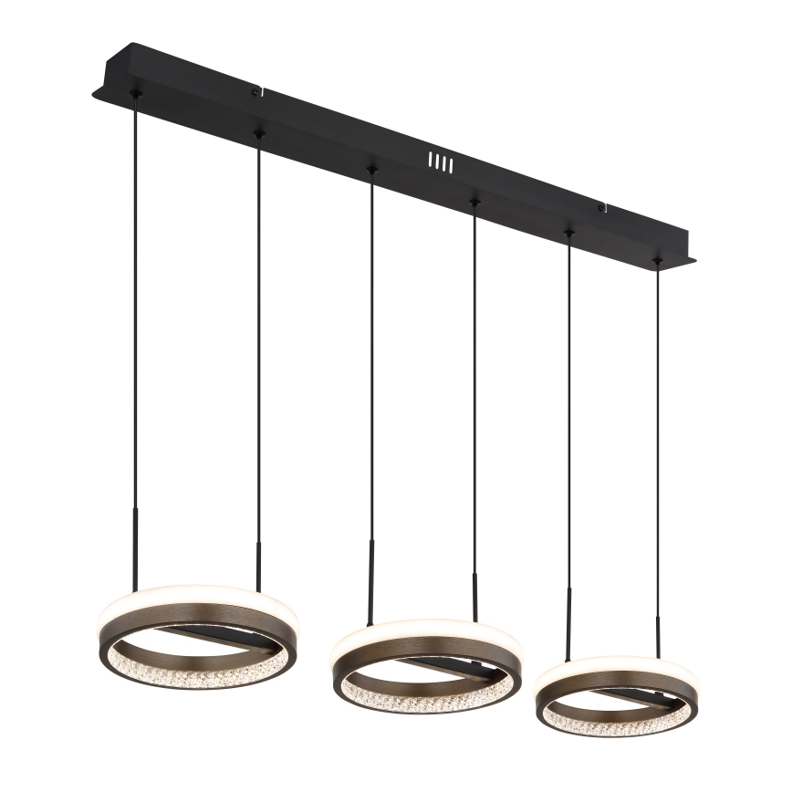 Globo - LED Chandelier on a string LED/40W/230V 3000/4000/6000K brown