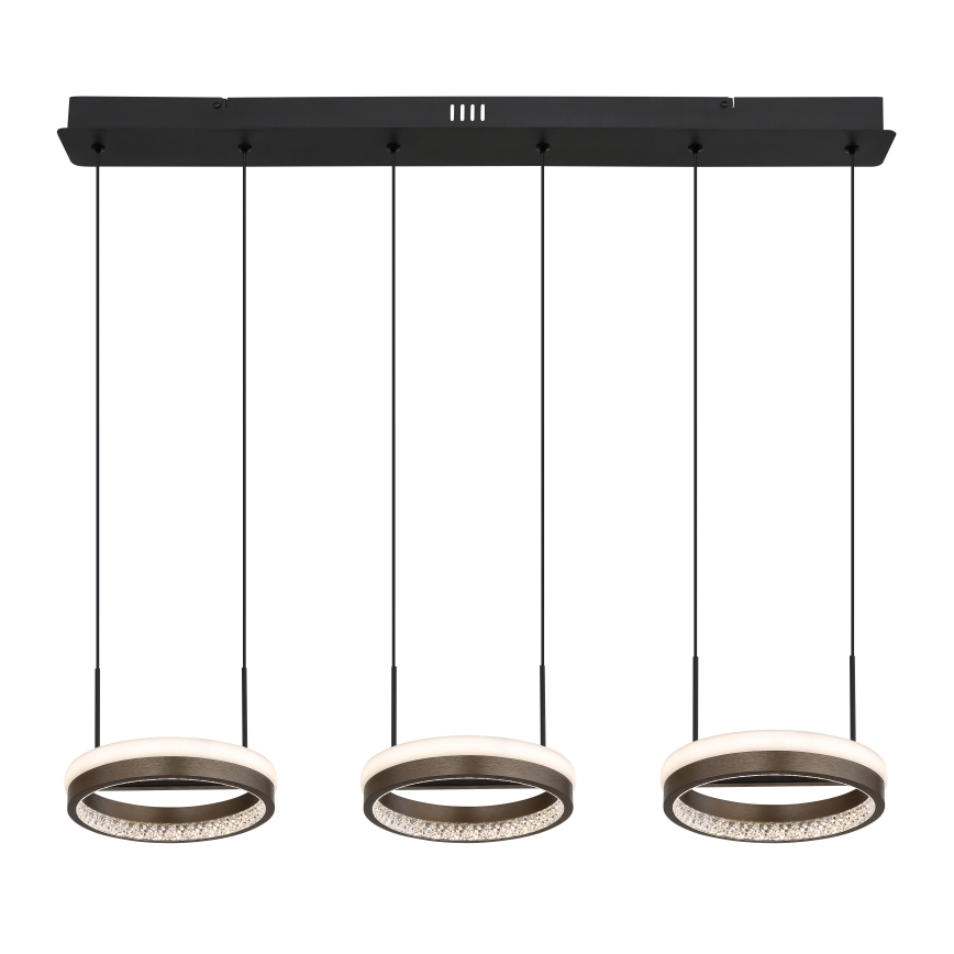 Globo - LED Chandelier on a string LED/40W/230V 3000/4000/6000K brown
