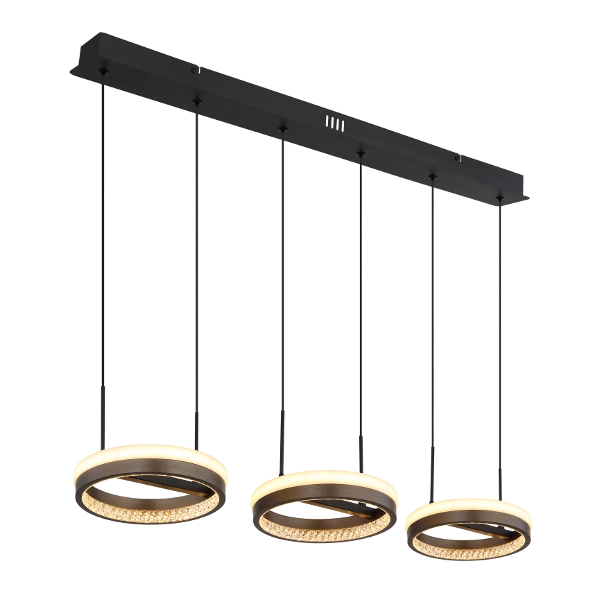 Globo - LED Chandelier on a string LED/40W/230V 3000/4000/6000K brown