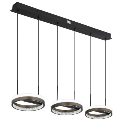 Globo - LED Chandelier on a string LED/40W/230V 3000/4000/6000K brown