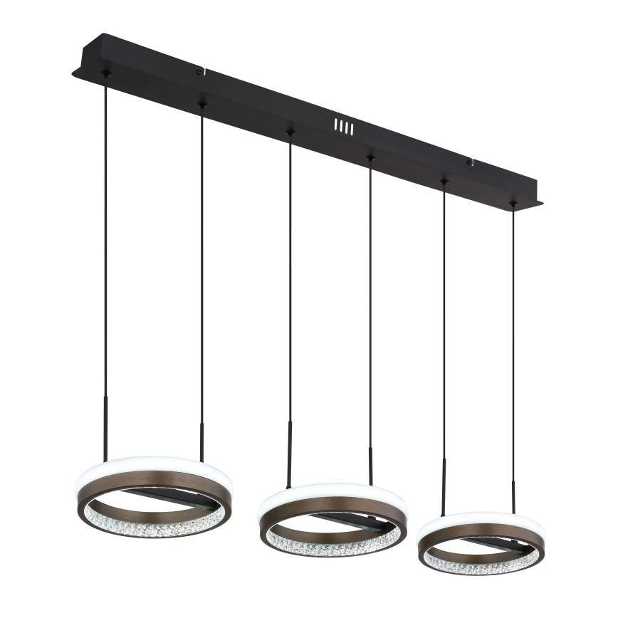 Globo - LED Chandelier on a string LED/40W/230V 3000/4000/6000K brown