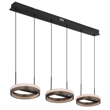 Globo - LED Chandelier on a string LED/40W/230V 3000/4000/6000K brown