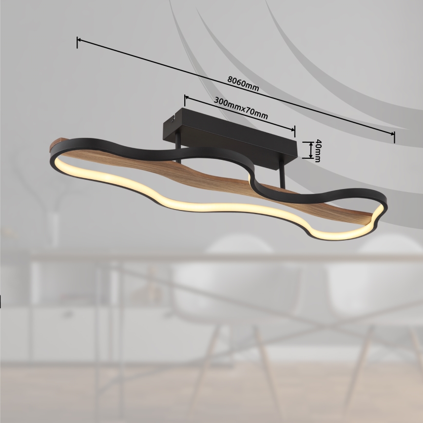 Globo - LED Surface-mounted chandelier LED/30W/230V
