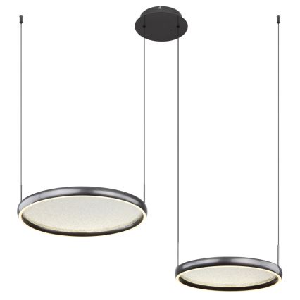 Globo - LED Dimmable chandelier on a string LED/50W/230V 2700-6000K black + remote control