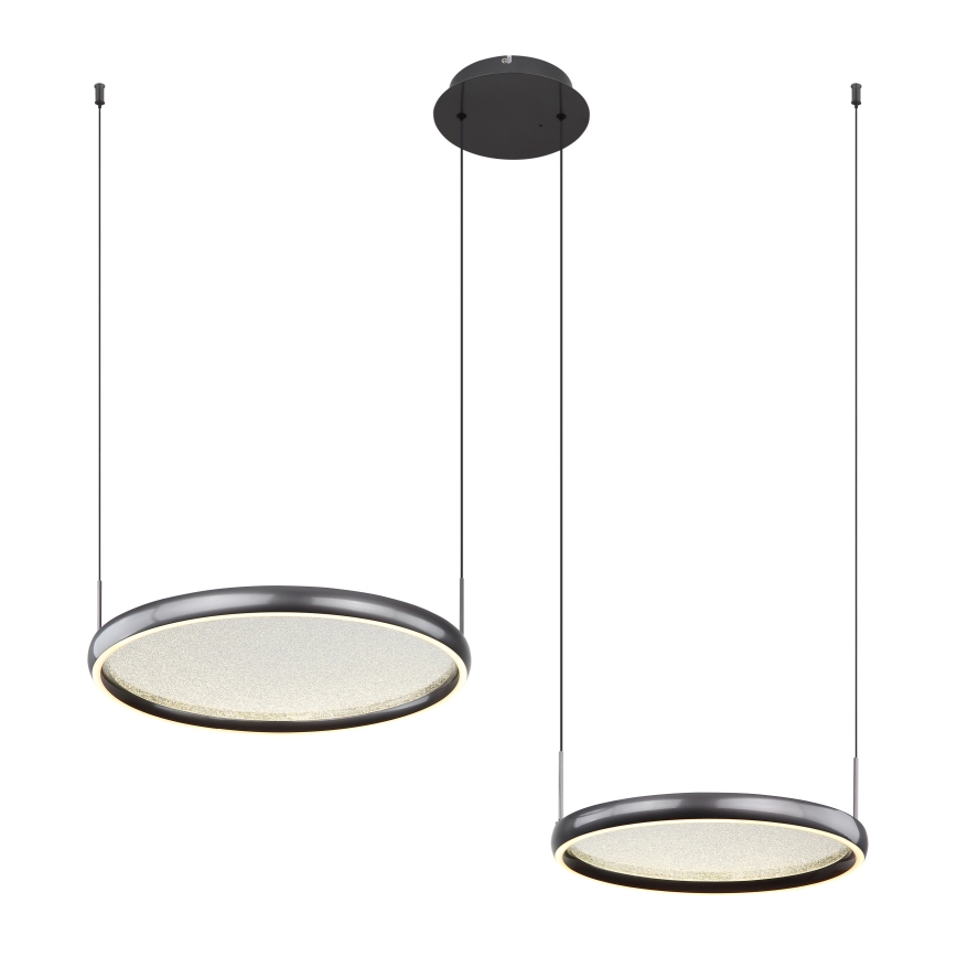 Globo - LED Dimmable chandelier on a string LED/50W/230V 2700-6000K black + remote control