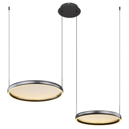 Globo - LED Dimmable chandelier on a string LED/50W/230V 2700-6000K black + remote control