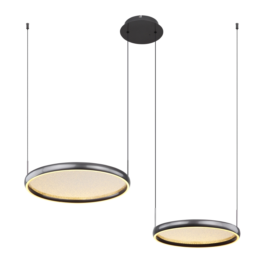 Globo - LED Dimmable chandelier on a string LED/50W/230V 2700-6000K black + remote control