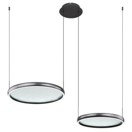 Globo - LED Dimmable chandelier on a string LED/50W/230V 2700-6000K black + remote control