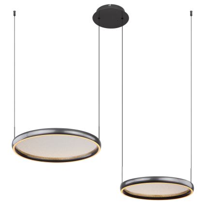 Globo - LED Dimmable chandelier on a string LED/50W/230V 2700-6000K black + remote control