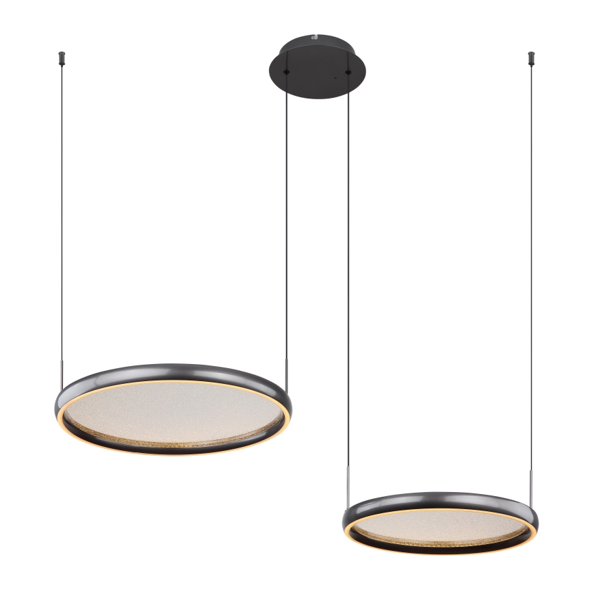 Globo - LED Dimmable chandelier on a string LED/50W/230V 2700-6000K black + remote control