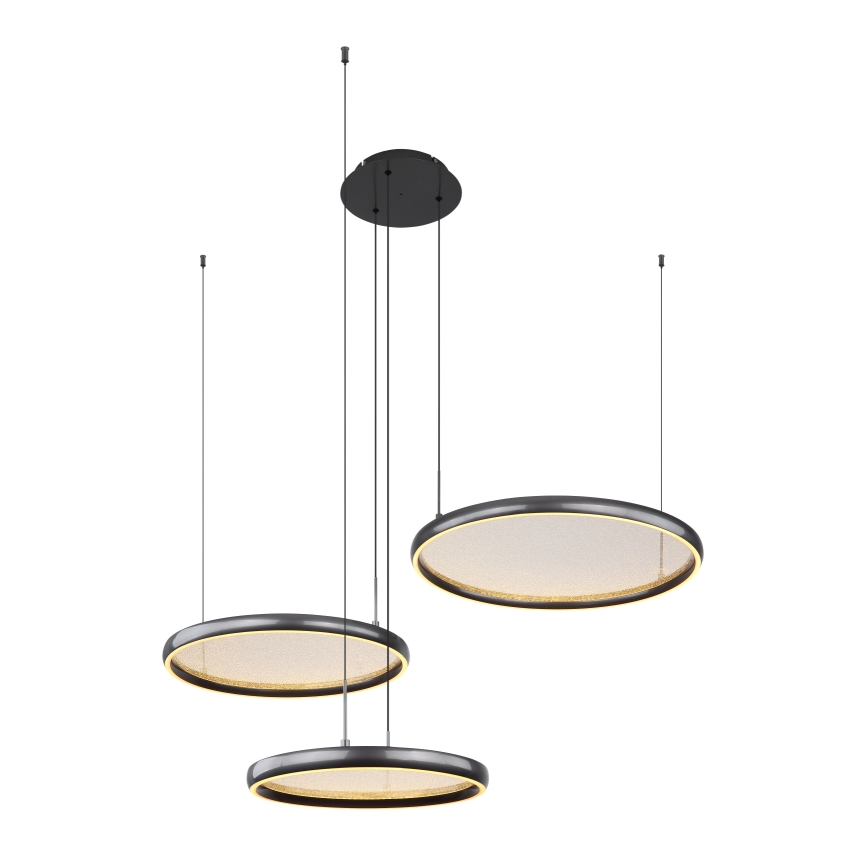 Globo - LED Dimmable chandelier on a string LED/55W/230V 2700-6000K black + remote control