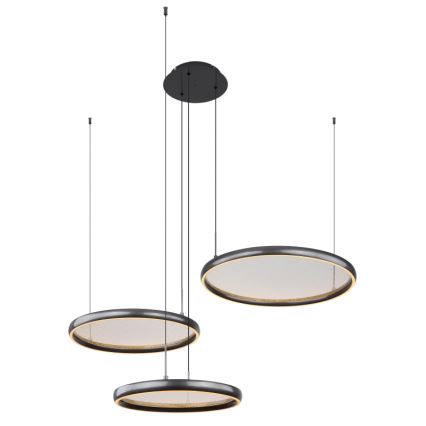 Globo - LED Dimmable chandelier on a string LED/55W/230V 2700-6000K black + remote control