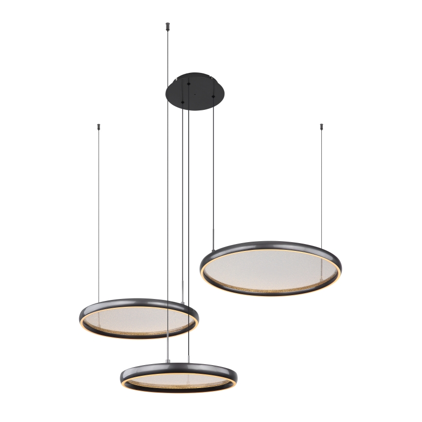 Globo - LED Dimmable chandelier on a string LED/55W/230V 2700-6000K black + remote control