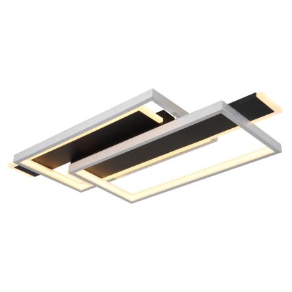 Globo - LED Ceiling light LED/40W/230V 62x27 cm matte chrome/black
