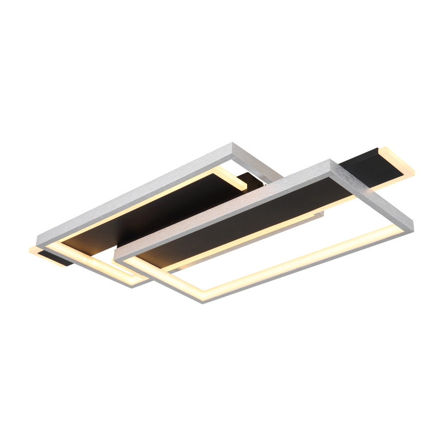 Globo - LED Ceiling light LED/40W/230V 62x27 cm matte chrome/black
