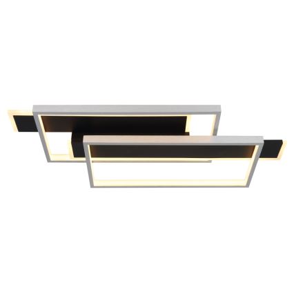 Globo - LED Ceiling light LED/40W/230V 62x27 cm matte chrome/black