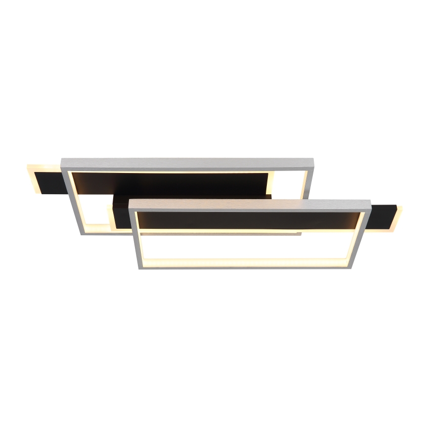 Globo - LED Ceiling light LED/40W/230V 62x27 cm matte chrome/black