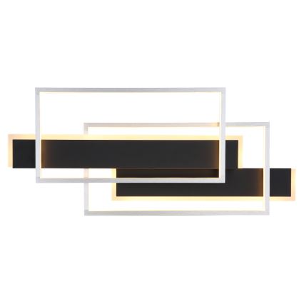 Globo - LED Ceiling light LED/40W/230V 62x27 cm matte chrome/black