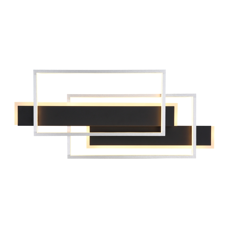 Globo - LED Ceiling light LED/40W/230V 62x27 cm matte chrome/black