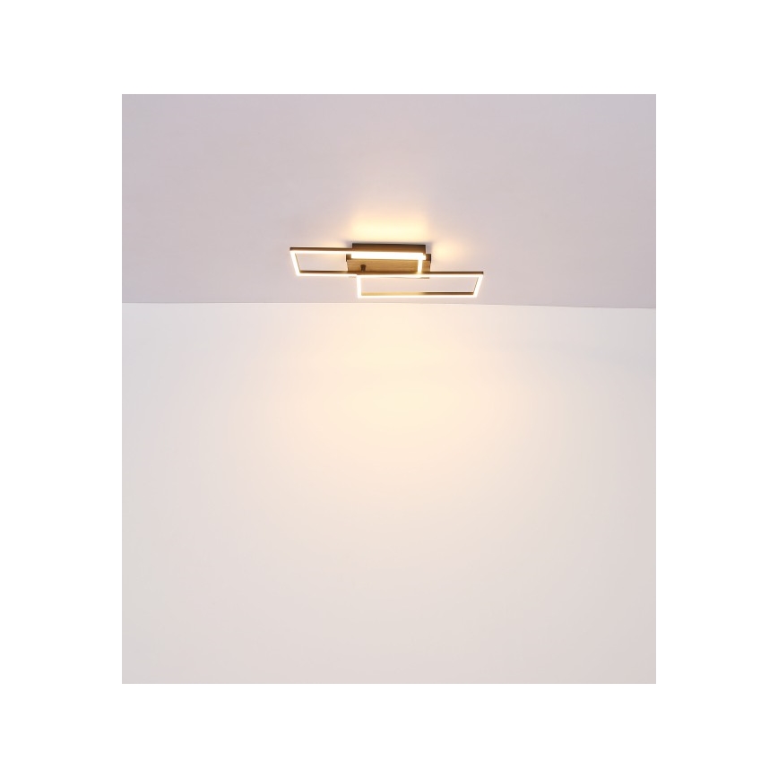 Globo - LED Ceiling light LED/40W/230V 62x27 cm matte chrome/black