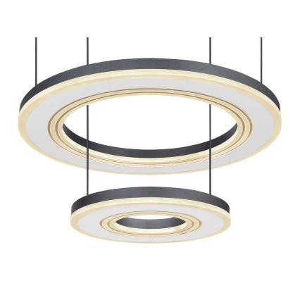 Globo - LED Dimmable chandelier on a string LED/50W/230V 2700-6000K d. 50 cm black + remote control
